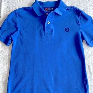 Chaps Boys polo shirt. Size 8-10. Blue.